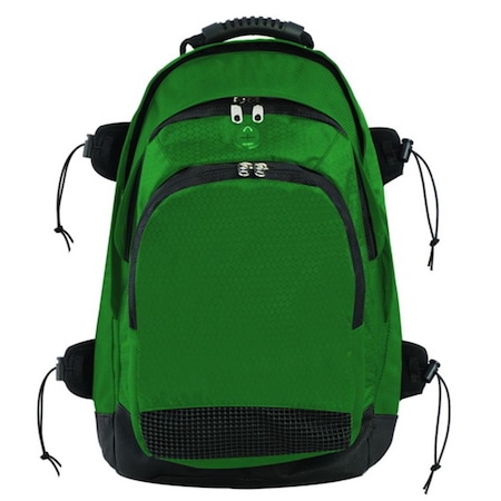 Champion Sports 13 x 20 x 10 in. Deluxe All Purpose Backpack, Dark Green BP802DGN